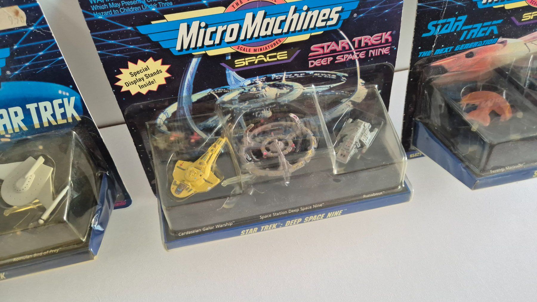 Micro Machines Spielzeuge: Micro Machines Star Trek 3er Set Raumschiffe - Ungeöffnet – Neu und originalverpackt aus Bassersdorf von retrolab 2