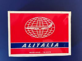 Carte da gioco vintage Alitalia