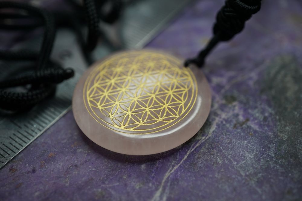 Schwarzer Turmalin Anhänger Mit Reiki Orgone Energie - EMF Schutz Und