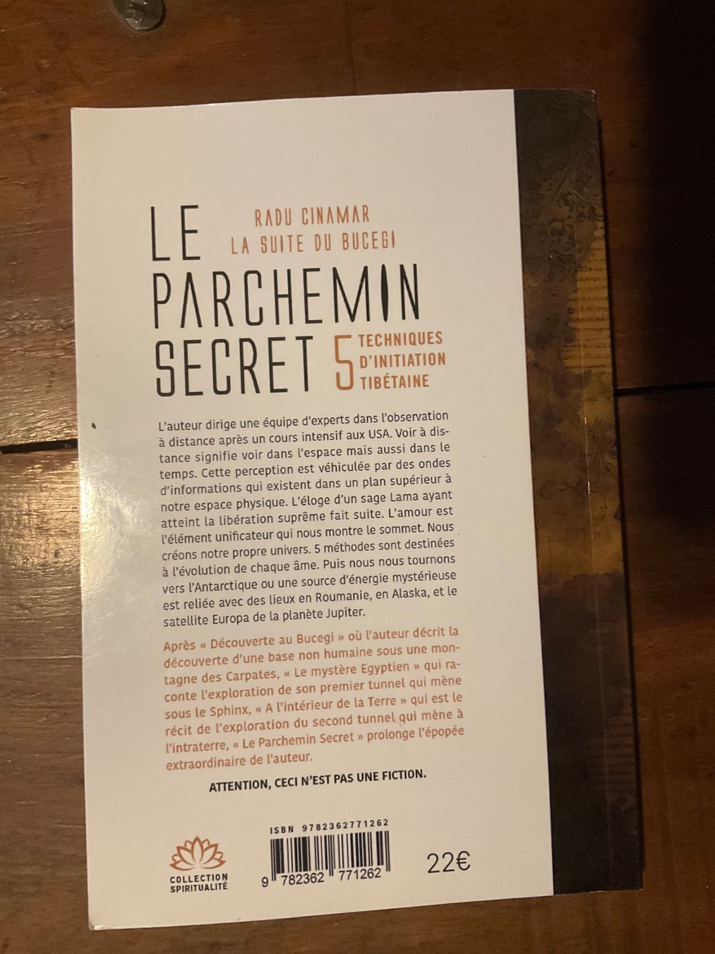 Libri: Le parchemin secret 5 Radu Cinamar – Usato da Avenches venduto da Lactobacille 2