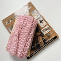 Tresse rosa schmal Bast Modisten 9.5 Meter für Sommerhüte