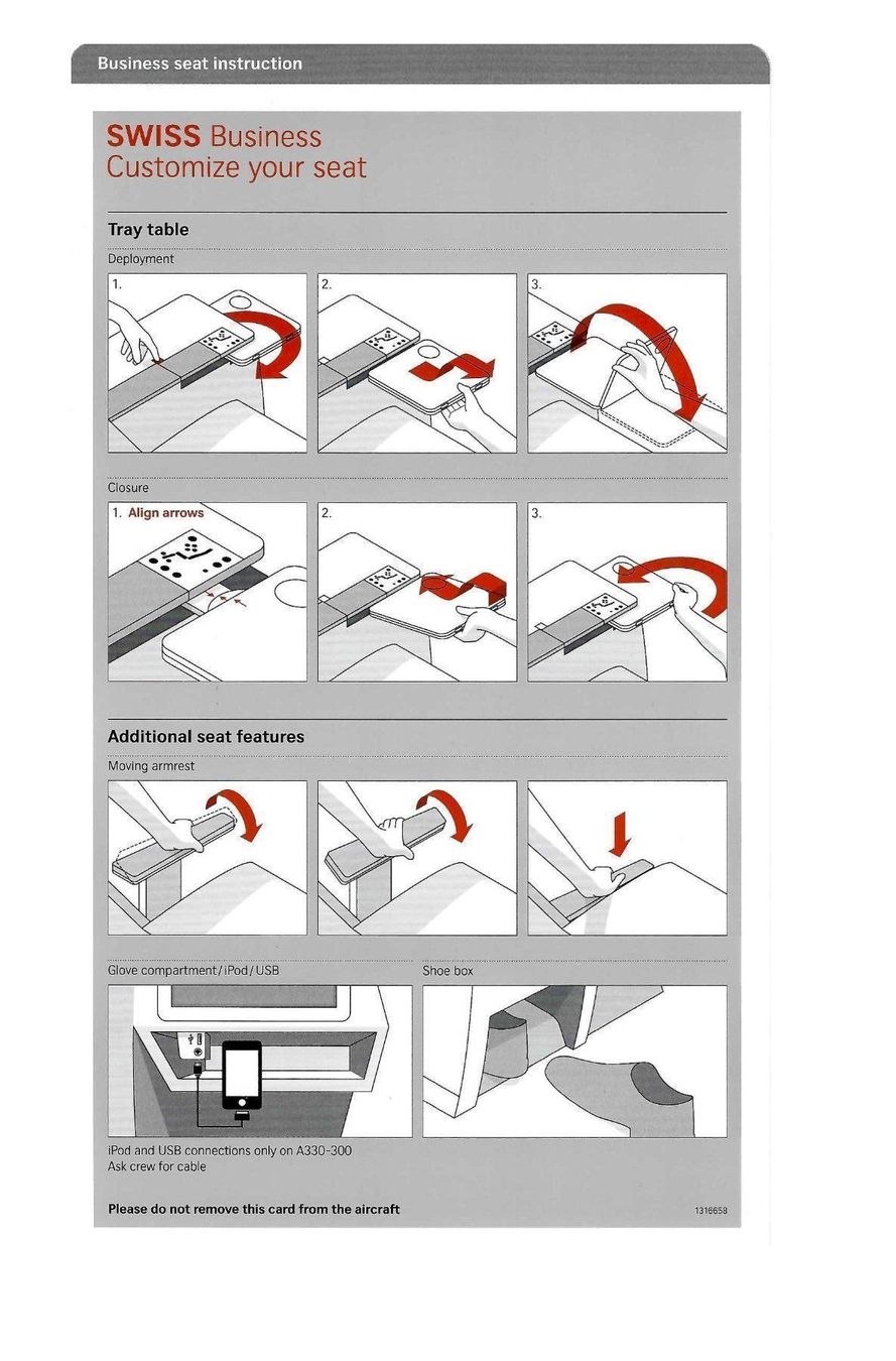 Cartoline: SWISS Business Sitz Konfiguration Card – Nuovo (secondo la descrizione) da Humlikon venduto da GX30 1