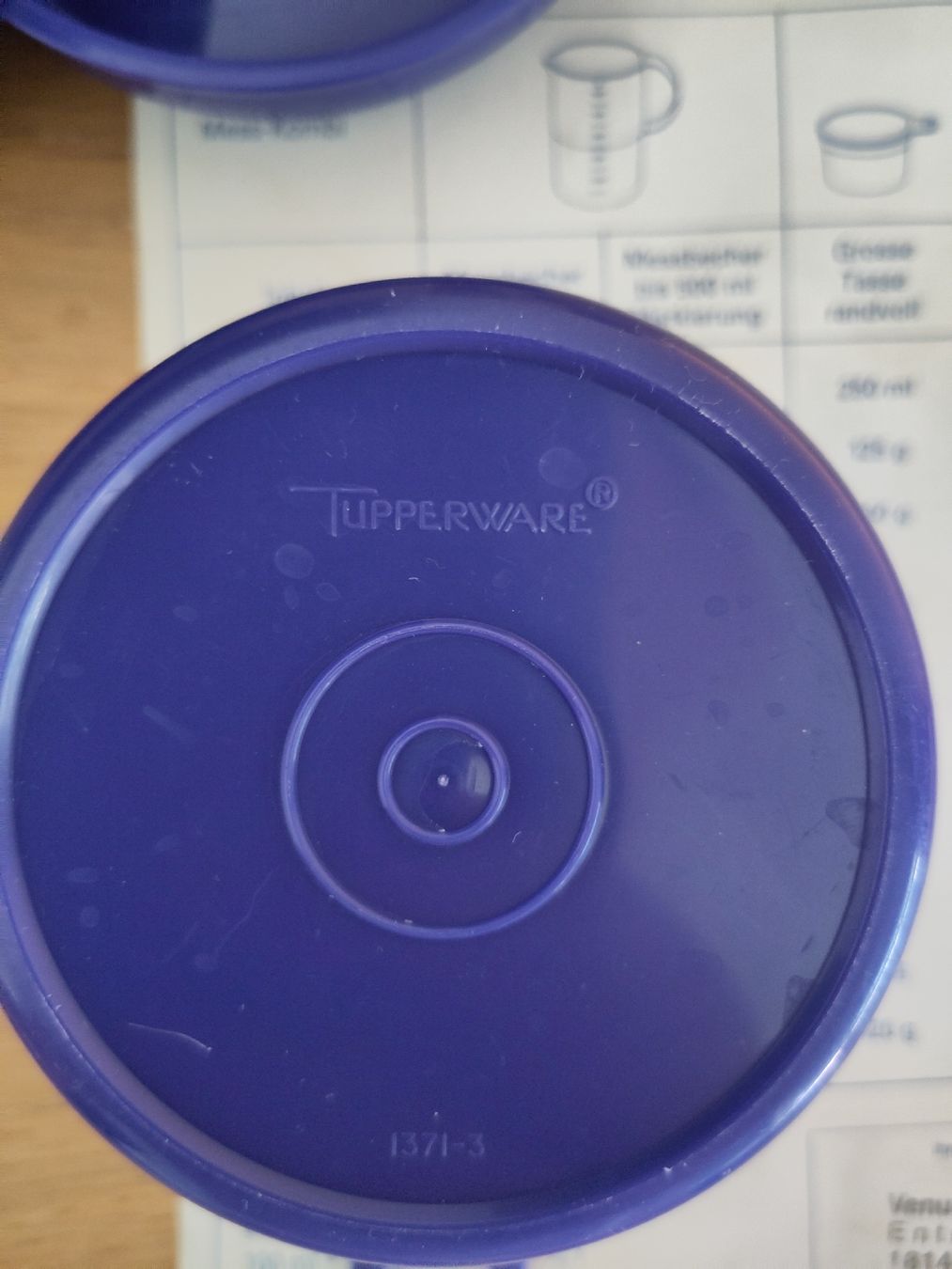 Misurare: Mesurettes Tupperware bleues  – Usato da Vevey venduto da chiara_a 1