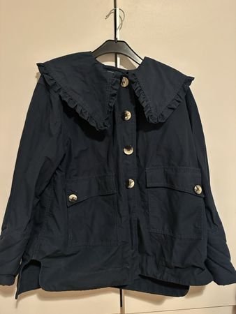 Dunkelblaue Jacke Ganni