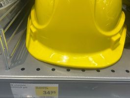 Premium Bauhelm mit Gummizug