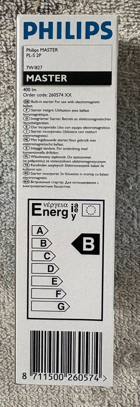 Philips Lampade: PHILIPS MASTER PL-S 7W/827/2 P NEU & ORIGINALVERPACKT – Nuovo e nell'imballaggio originale da Ostermundigen venduto da crazy-horse-1840 4