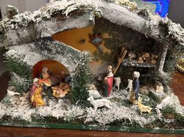 Vintage presepe artigianale 