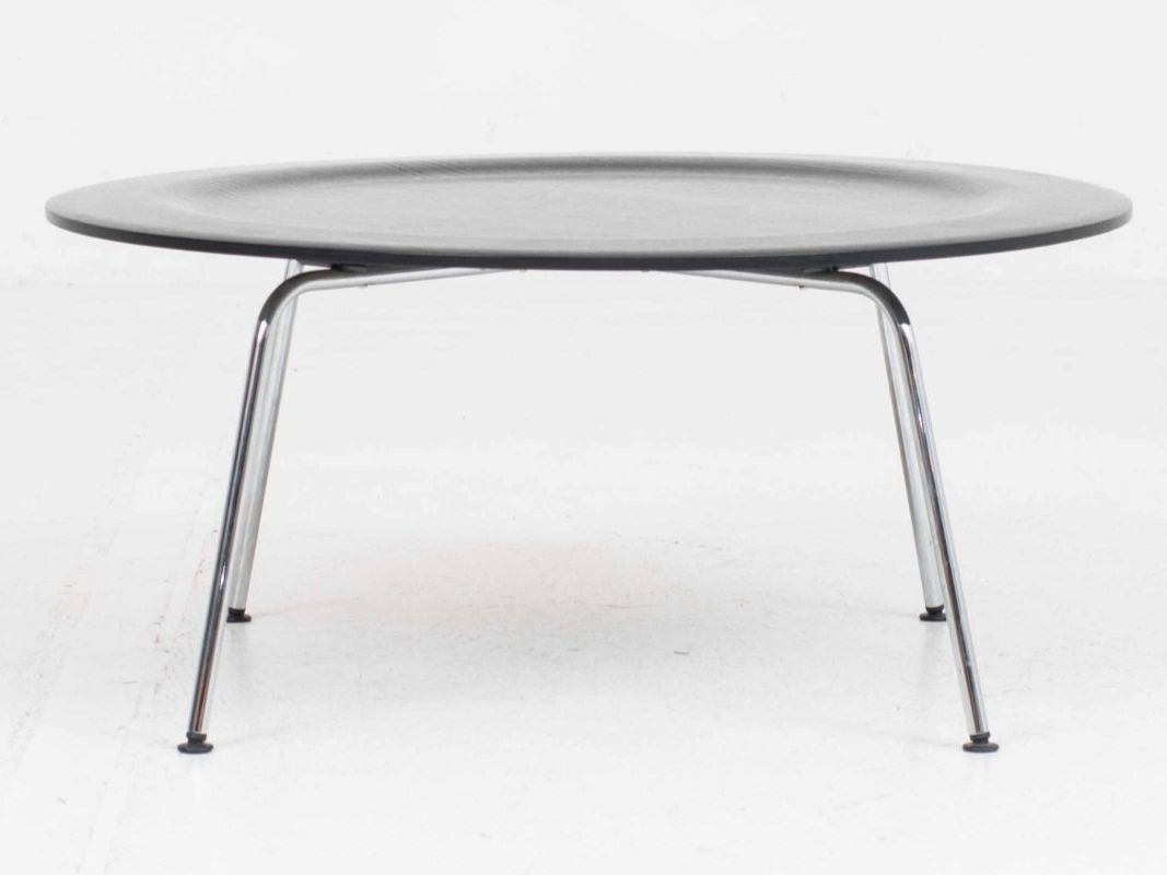Vitra Tavoli: Vitra CTM Couchtisch von Charles & Ray Eames in Schwarz – Usato da Zürich venduto da STUZH38 3