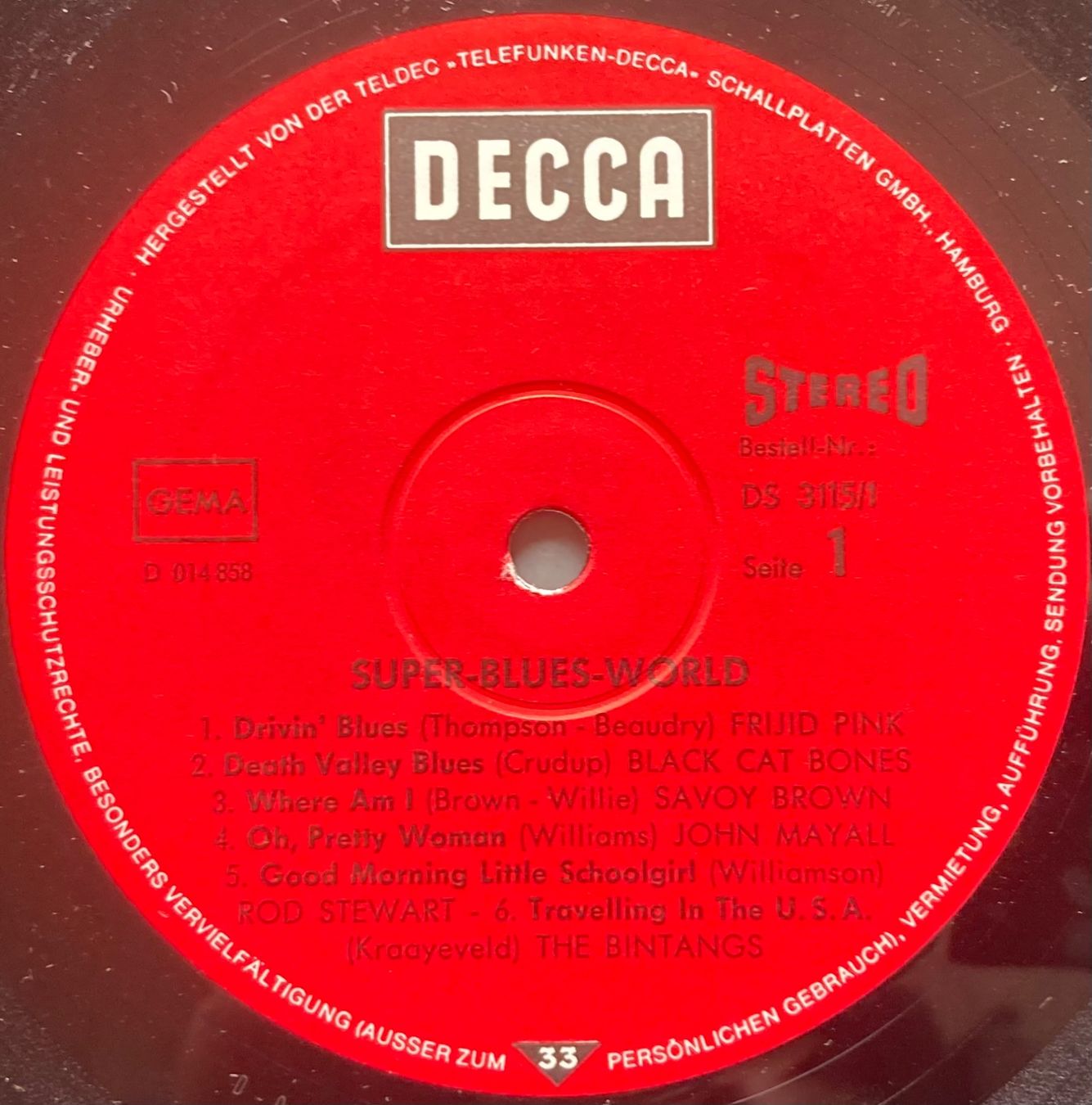 Schallplatten: DIVERS ARTISTES - SUPER BLUES WORLD – Gebraucht aus Poliez-Pittet von Newtown-Records 4