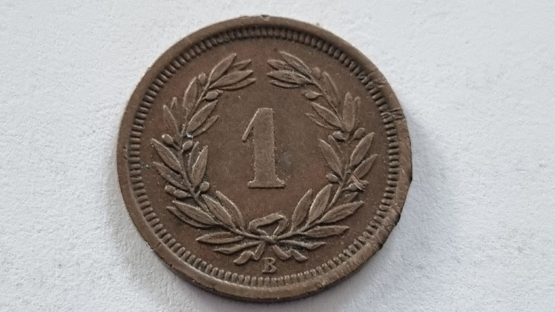 Pièce rare Suisse 1 centime 1890 TBE (D #39 occasion) à Vésenaz pour CHF