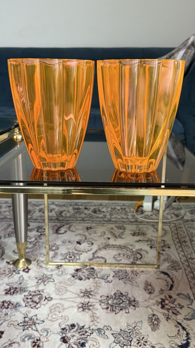 Vasi & Recipienti: Seltene Vase Orange Uranglas – Usato da Trasadingen venduto da Kaffee.mann 1