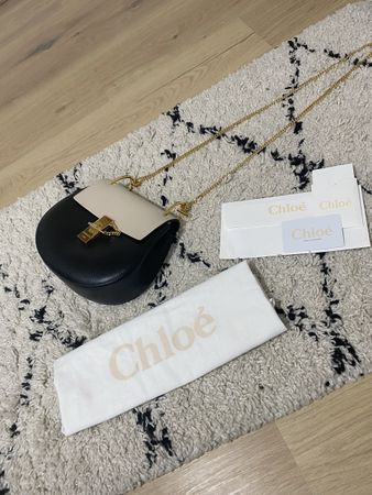 Original Chloé Drew Leder Crossbody Bag wie neu