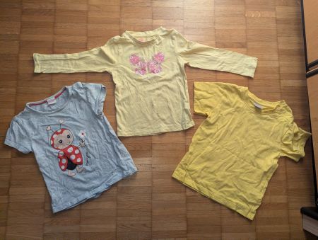 Herzliche 3er Set T-Shirts, Grösse 98