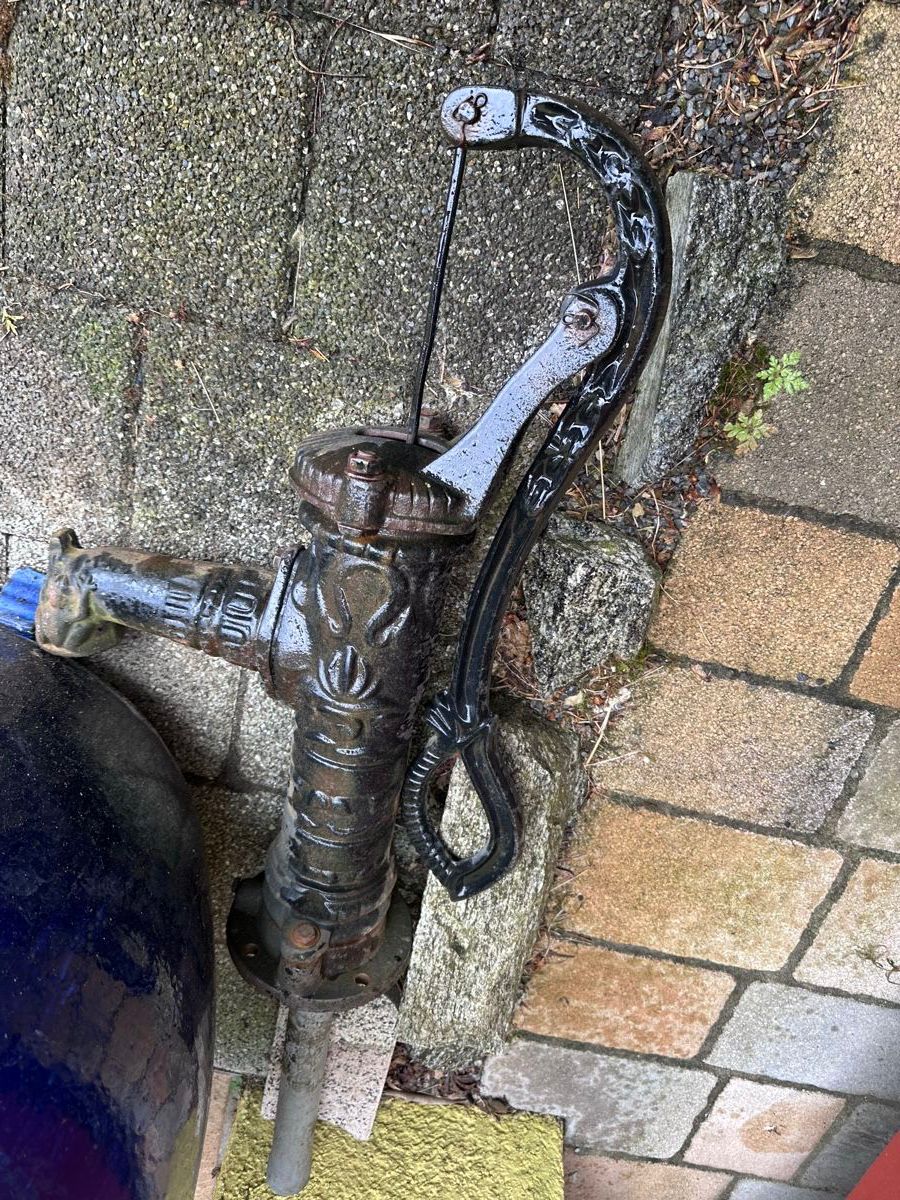 Stagni & Fontane ornamentali: Handwasserpumpe Eisen antik – Difettoso da Hinwil venduto da Wutu 1