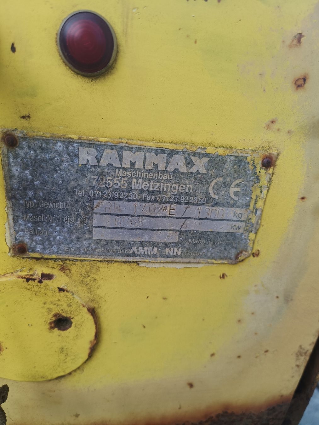 Rammax Toutes les machines: Rammex RW1403-E Walze gebraucht – Défectueux à St. Antoni par DuraMa 2
