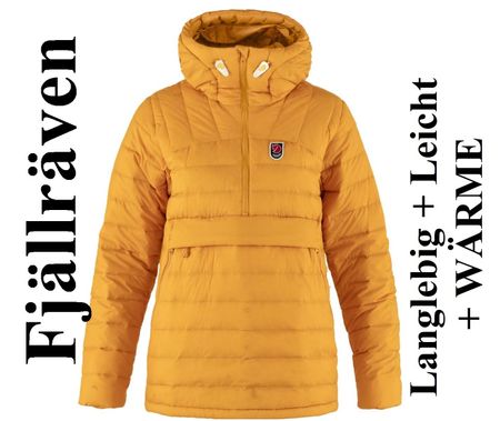 S NEU 389.- Fjällräven Wanderjacke Daunenjacke zu Rucksack