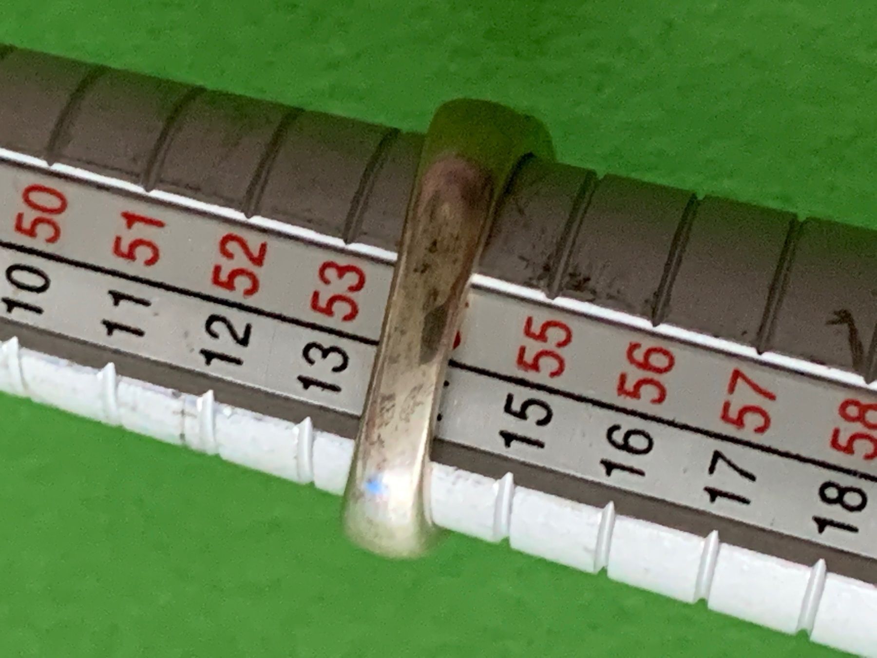 Ringe: Silberring mit rundem weisstein (gr. 54) – Gebraucht aus Dittingen von Bijoubelle 4