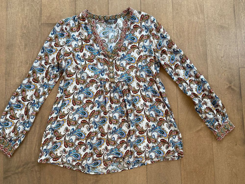 Bluse mit Muster