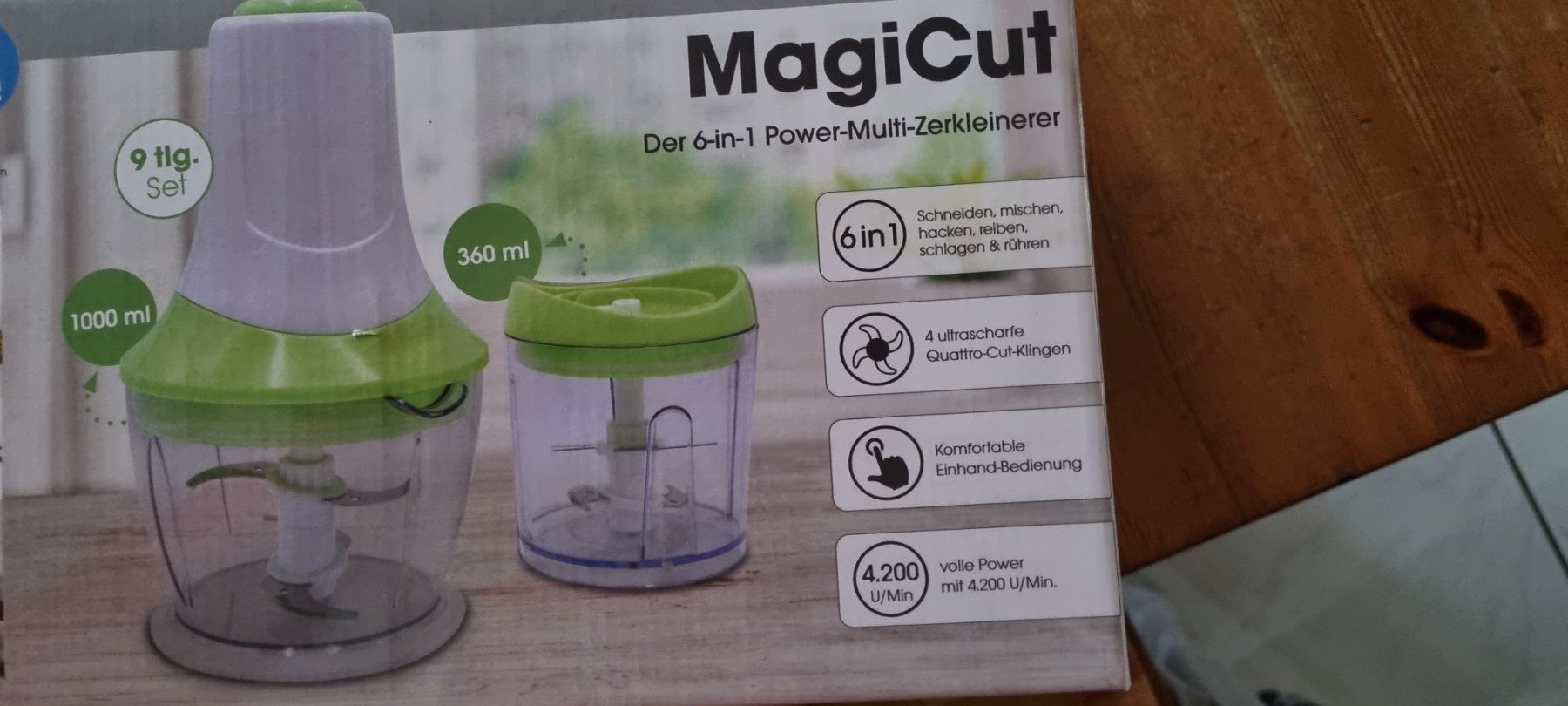 Elettrodomestici da cucina: MAGICUT DER 6-IN-1 POWER-MULTI-ZERKLEINERER – Nuovo e nell'imballaggio originale da Dintikon venduto da bonita099