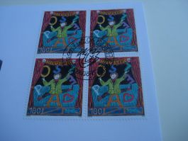 Sondermarke Clown Dimitri 2006, FDC Einzel+ 4erblock, 2 Be