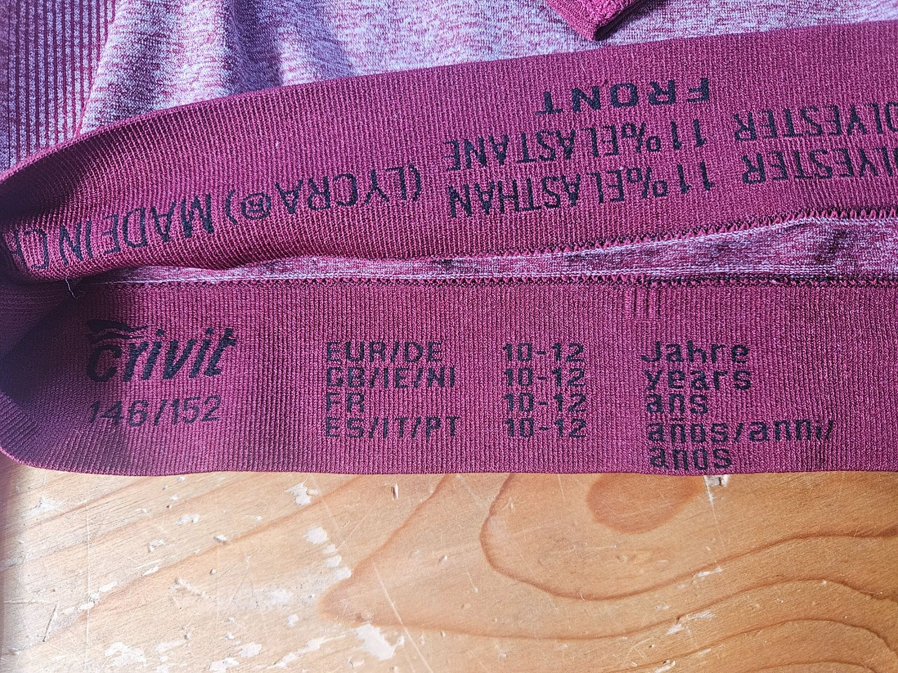 Sous-vêtements: 2 crivit 146 skiunterwäsche rot – D'occasion à Rifferswil par fle_5nqr 1