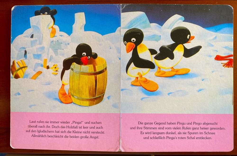 Pingu - Pinga geht verloren 1991 SRG Buch - vintage und rar (Gebraucht ...