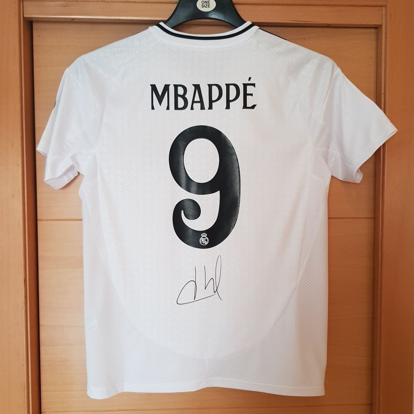 Maillot Domicile Real Madrid 2024/25 - Flocage Mbappé #9 - Taille S Adulte - Occasion