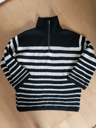 Winterpullover, H&M, gestreift, Grösse M, oversize