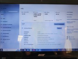 Acer v5 171 16 GB Ram 480 Gb
