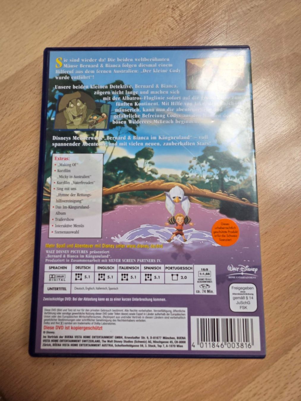 Tutti i DVDs: Bernard & Bianca - Im Känguruland – Usato da Herznach venduto da koro02 1