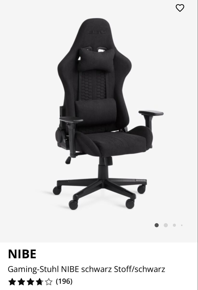 Jysk Stühle: NIBE, Gamingstuhl – Neu und originalverpackt aus Laufenburg von Wiska_22