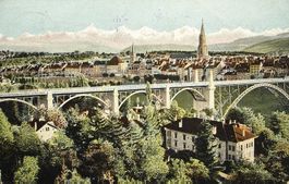 BERN vom Kursaal Schänzli aus gesehen