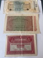 Alte seltene Banknoten & Geldscheine Sammlung