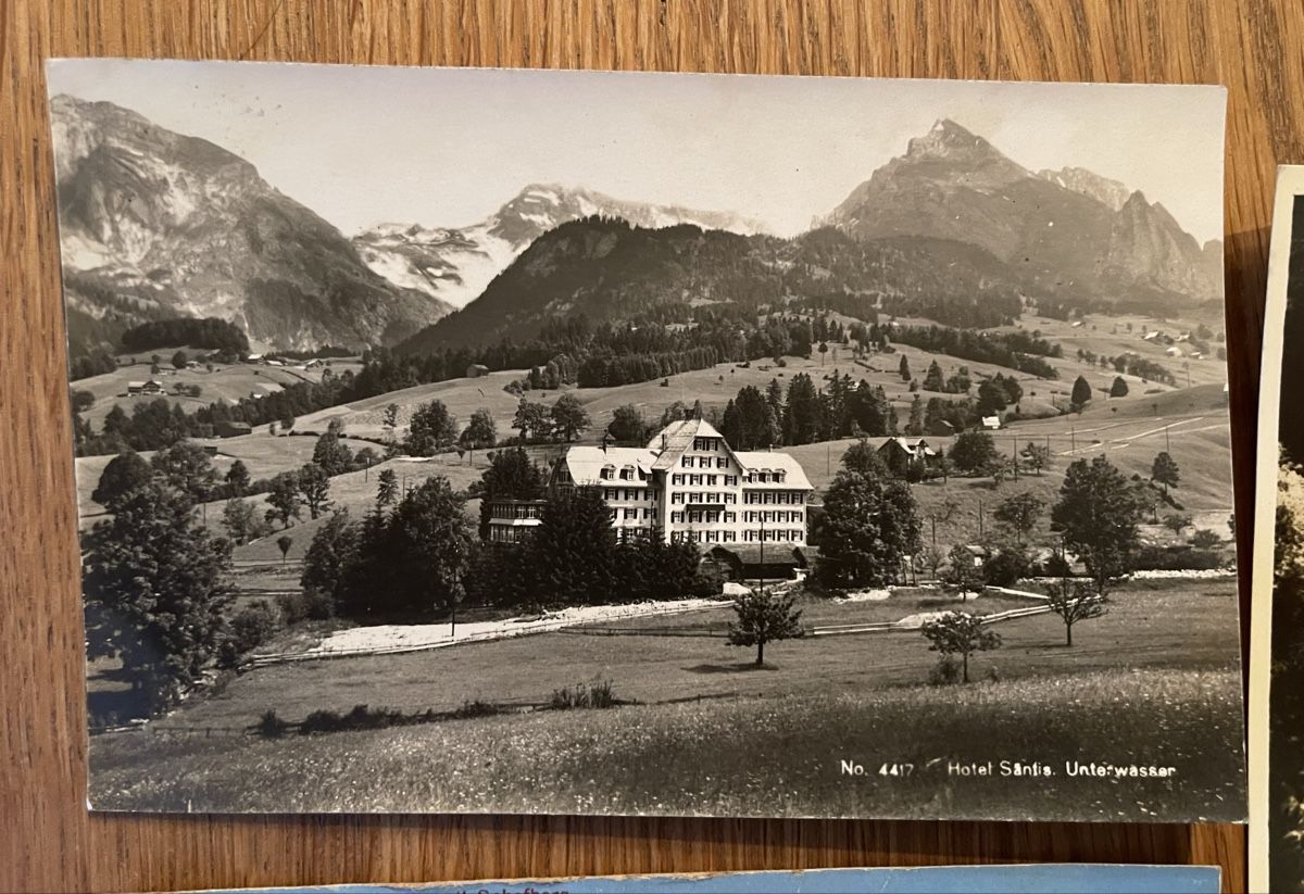 Cartoline postali: Antike Ansichtskarten Unterwasser Säntis – Usato da Waldstatt venduto da Cremschnitte 1