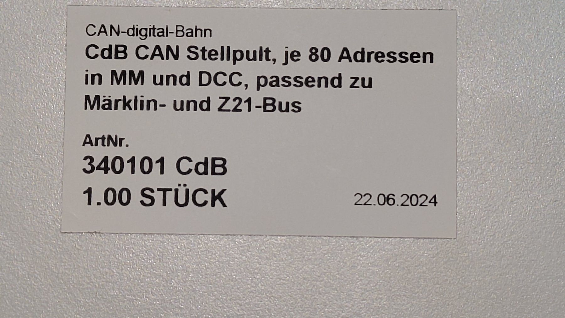 Modellini di ferrovie: Can-Digital-Bahn Stellpunkt – Usato da Bevaix venduto da matt_opp 1
