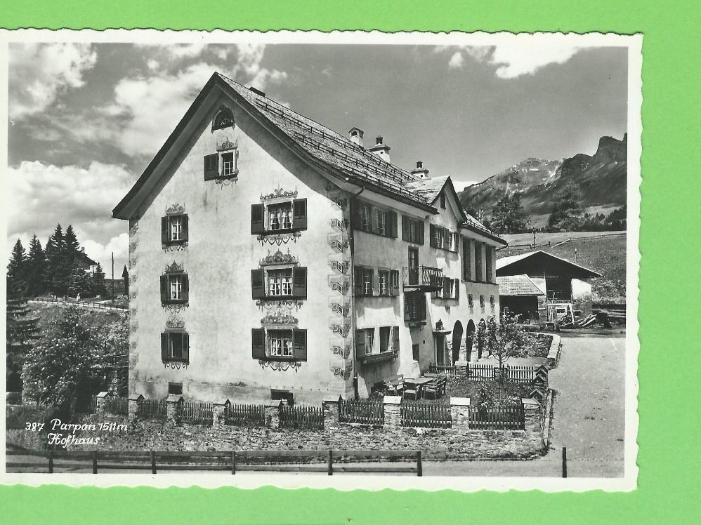 Cartoline postali: Parpan, Hofhaus – Usato da Zürich venduto da t24_de