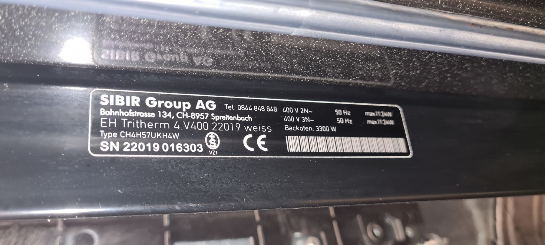 Sibir Forni: SIBIR EH Triterm 4 V400 – Usato da Zürich venduto da sut_6hqn 3