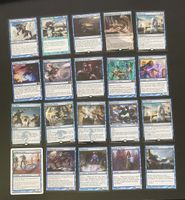 20 Magic The Gathering Karten (alle blau und rare)