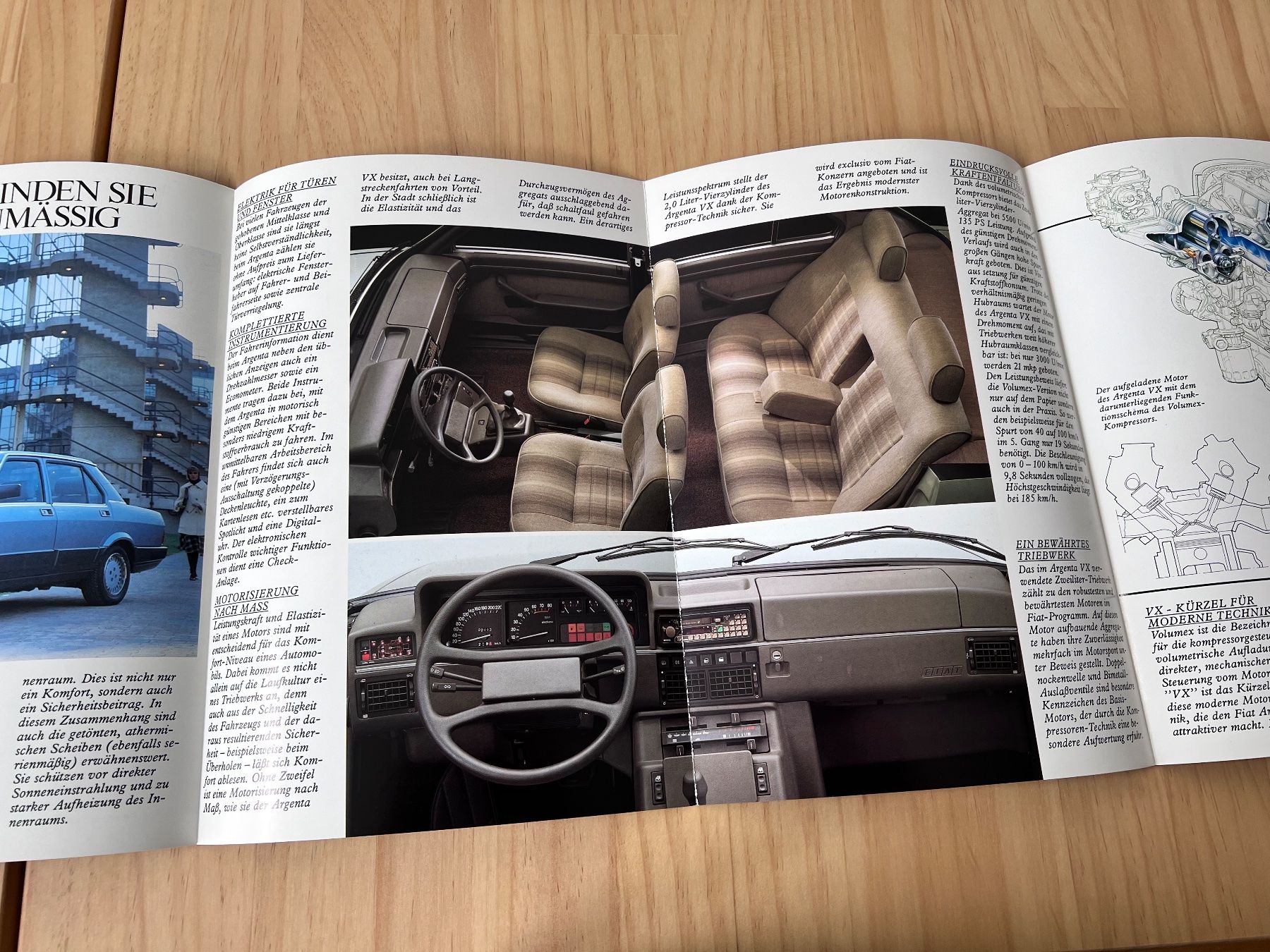 Fiat Documenti: FIAT ARGENTA VX Verkaufsprospekt – Usato da Münchenbuchsee venduto da Volver64 2
