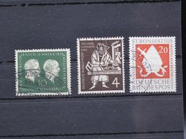 BRD 1954 Ehrlich/Behring/ Bonifatius gest.