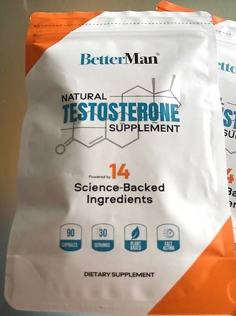 Cibi & Specialità: 3 pack BetterMan natural TESTOSTERONE supplement COMPLEMENTS – Usato da Reinach BL venduto da baselnichtweit