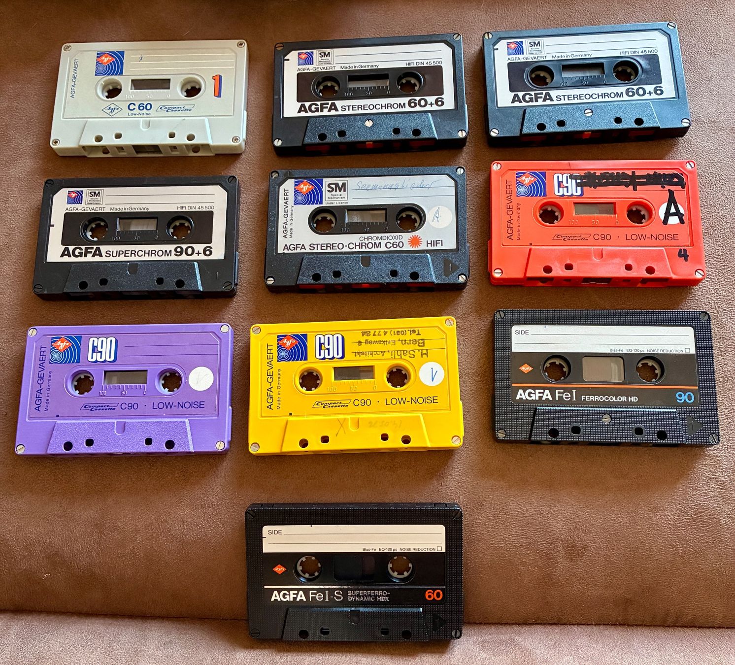 Musicassette: 10 Audio Kassetten Agfa, Diverse,  Gebraucht – Usato da Buchberg venduto da ICM-Tapefan-1961-MCS 2
