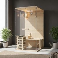 Traditionelle Sauna - ARTH S - 100x190cm für 1-2 Personen