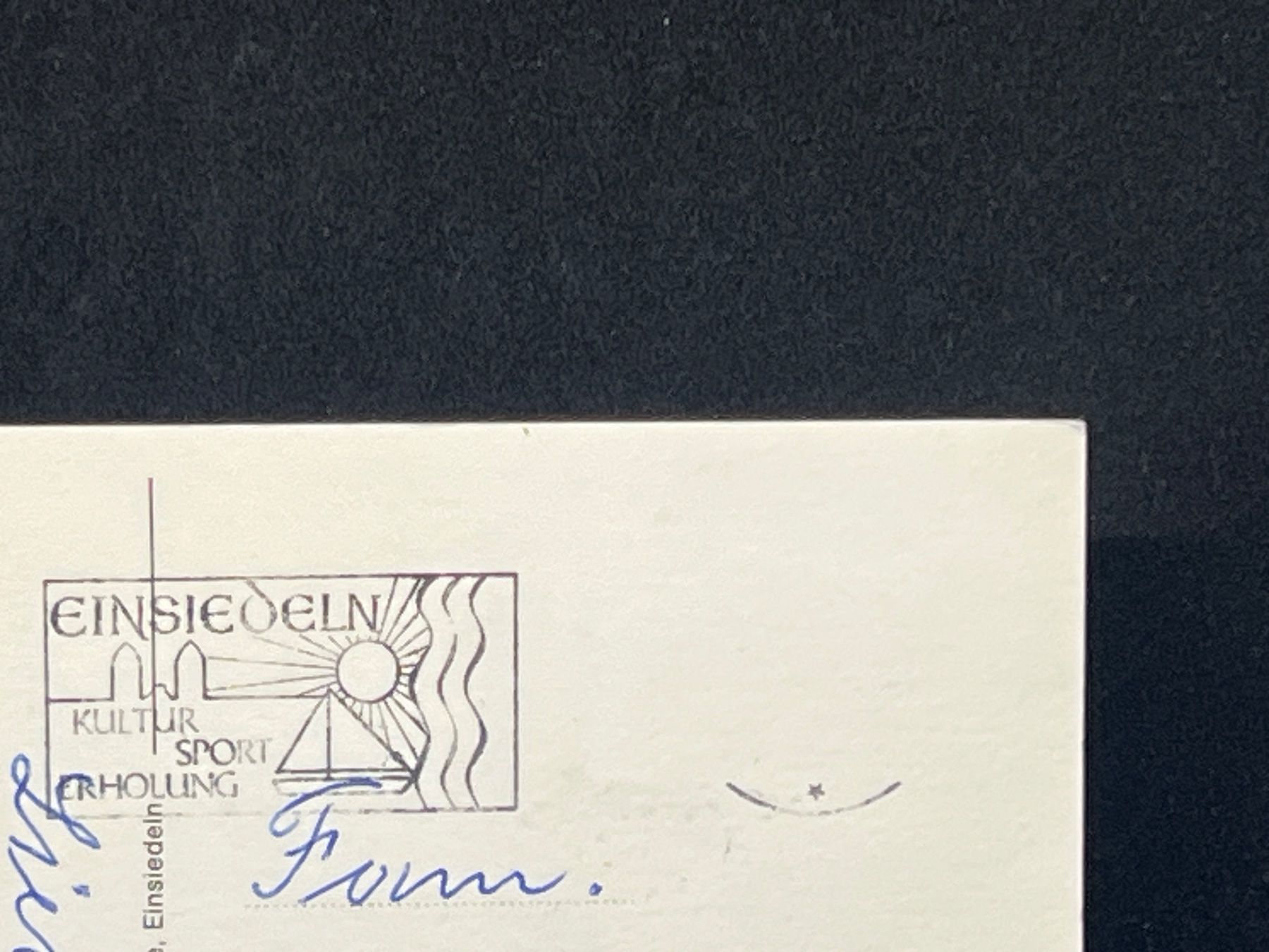 Cartoline postali: Einsiedeln. Das Kloster – Usato da Widnau venduto da Brusi9 1