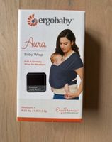 Ergobaby Aura Baby Wrap PURE BLACK neuwertig