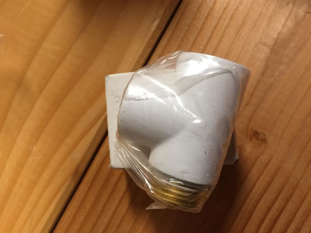 Thermostat-Set Eckform 1/2" weiss-408 7
