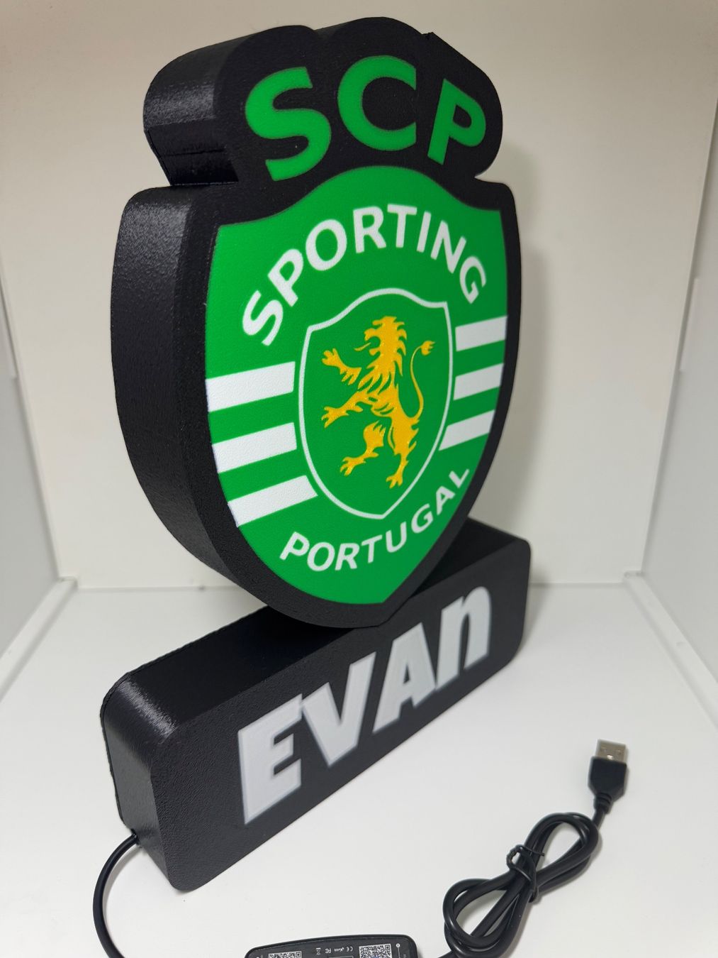 Lampade: Lightbox lampe led SPORTING – Nuovo (secondo la descrizione) da Vicques venduto da PAMB3D 1
