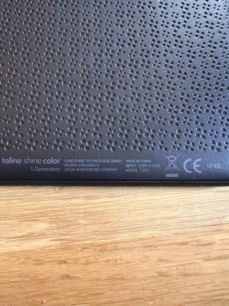 Tolino Tablet PC: Tolino Shine Color E-Reader, 1. Gen., gut erhalten – Usato da Rüti ZH venduto da rili05 3