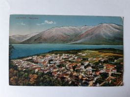 Alte Ansichtskarte Locarno Panorama Tessin 1917 selten