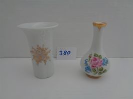 2 kleine Vasen Rosenthal + Royal KPM
